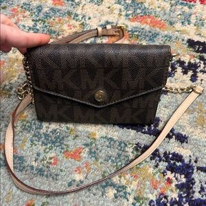Michael Kors Dark Brown Crossbody Bag